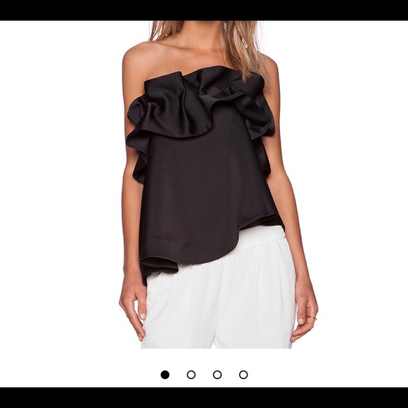 C/meo ruffled tube top - Picture 4 of 7